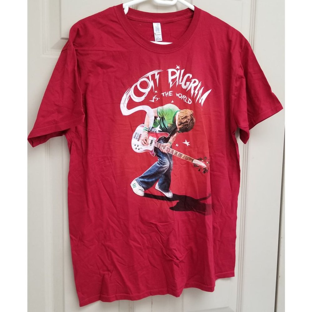 🆕️ Scott Pilgrim VS The World exclusive San Diego Comic Con SDCC 2010 t-shirt